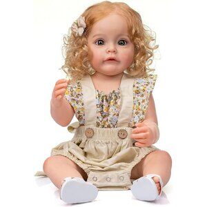22Inch So Truly Full Body Silicone Vinyl Reborn Painting Waterproof Toy for Girl